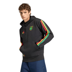 Jamaica National Team Alphaskin Fleece Hoodie Black - Adidas sale