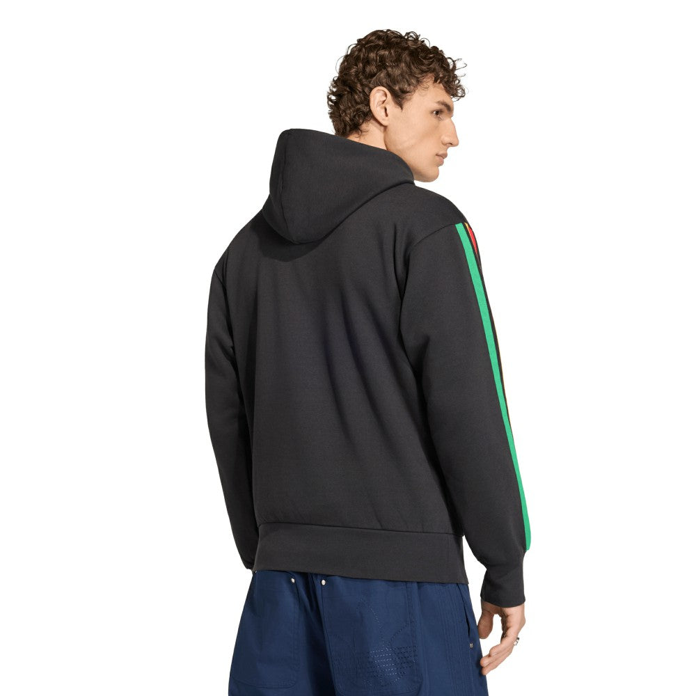 Jamaica National Team Alphaskin Fleece Hoodie Black - Adidas sale