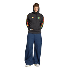 Jamaica National Team Alphaskin Fleece Hoodie Black - Adidas sale