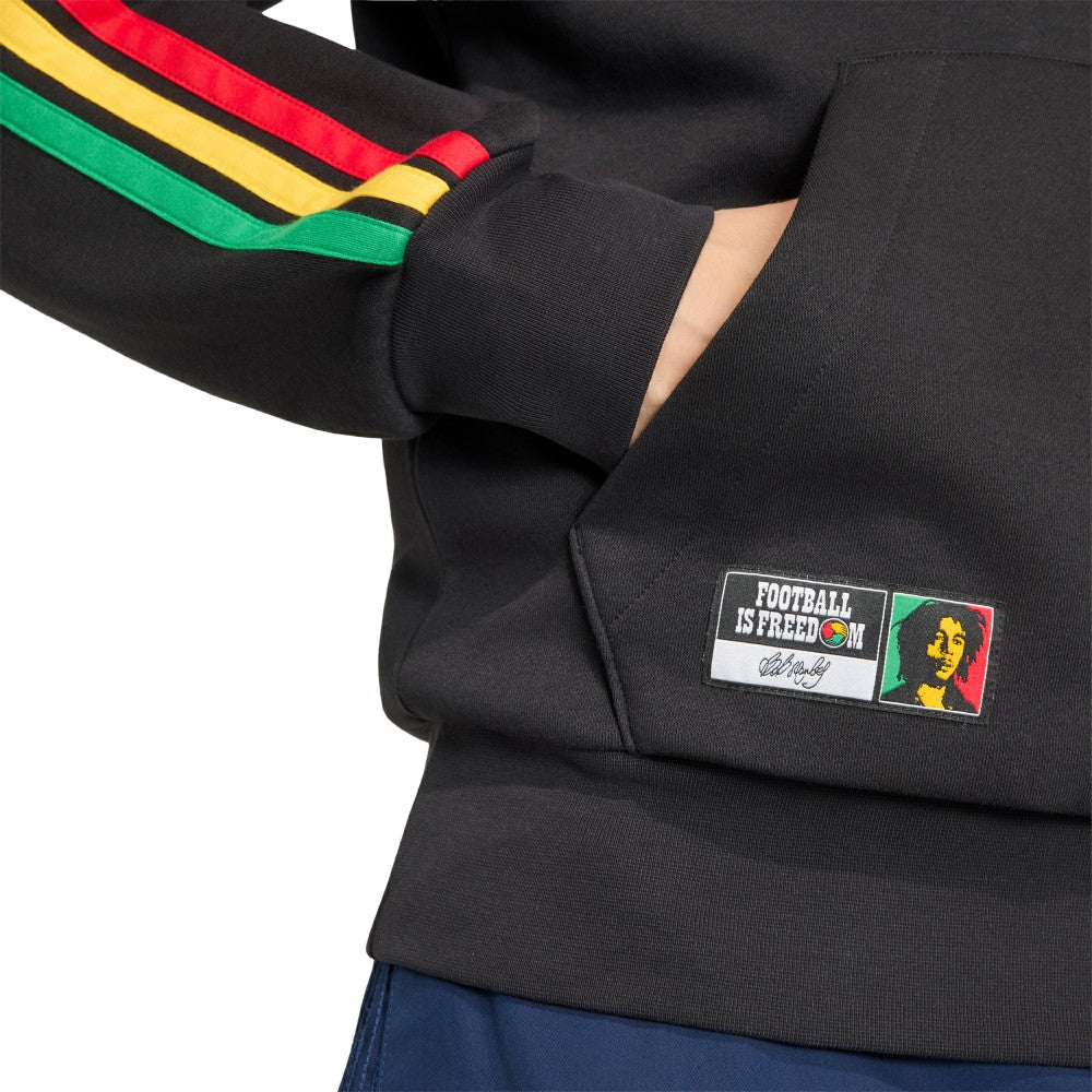 Jamaica National Team Alphaskin Fleece Hoodie Black - Adidas sale