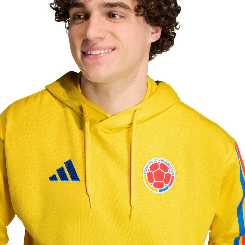 Colombia National Team FIFA x World Cup Alphaskin Fleece Hoodie Yellow - Adidas for sale