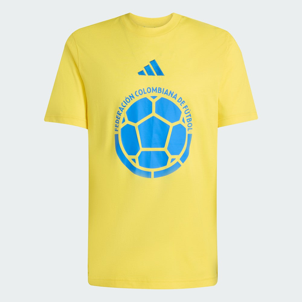 Colombia National Team FIFA x World Cup Alphaskin Graphic T-Shirt Yellow - Adidas outlet