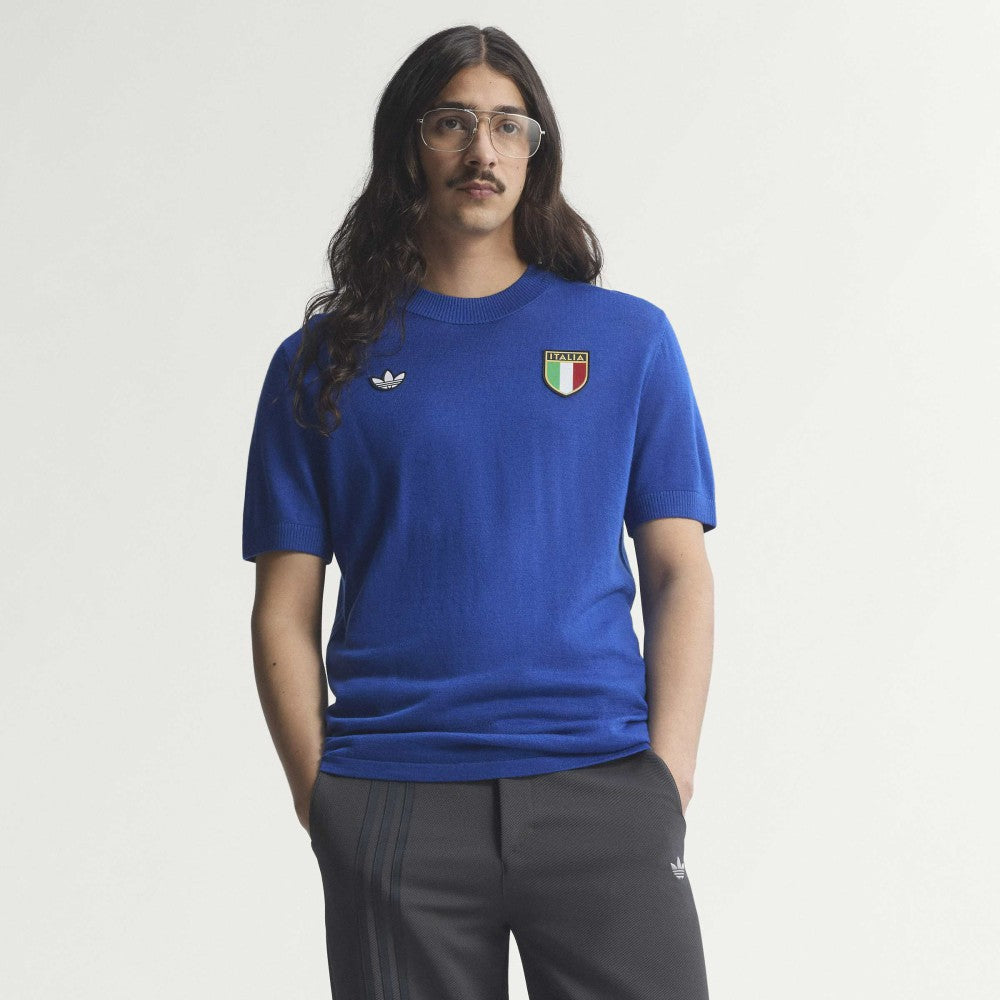 Italy National Team 1970s Fashion Jersey Blue - Adidas sale