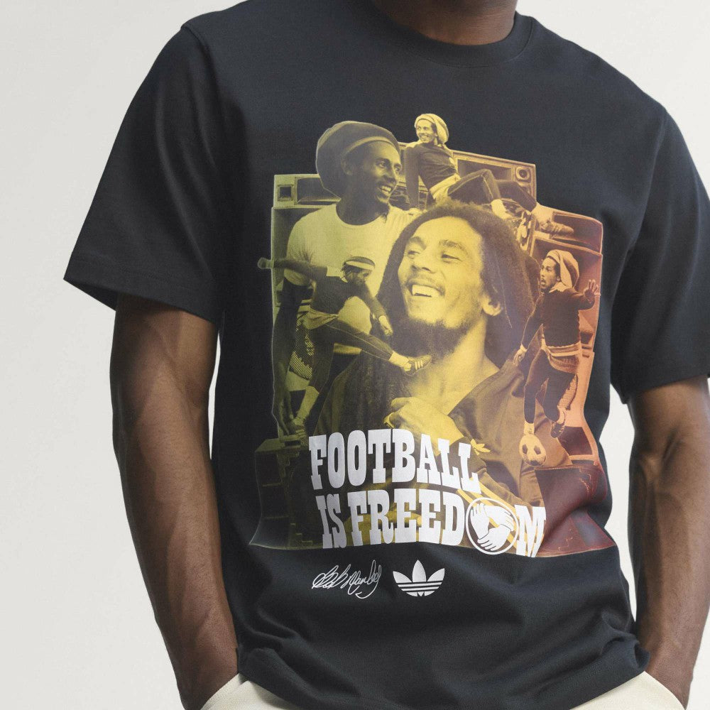 Jamaica National Team x Bob Marley Originals T-Shirt Black - Adidas cheap