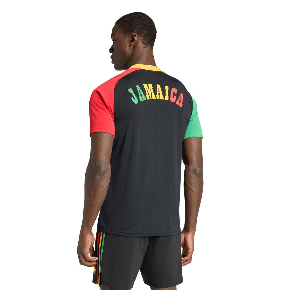 Jamaica National Team 2026 Pre-Match Training Jersey Black - Adidas