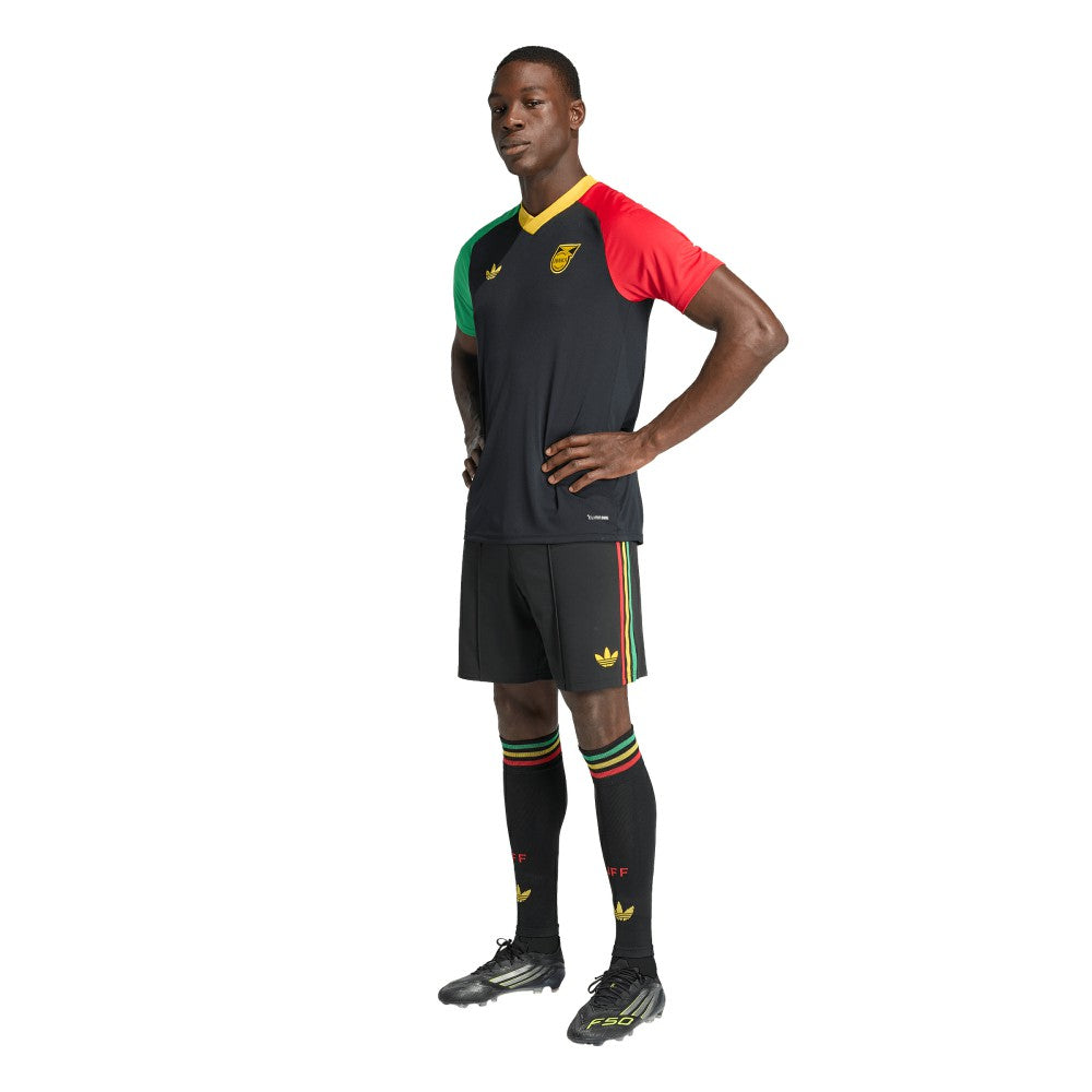 Jamaica National Team 2026 Pre-Match Training Jersey Black - Adidas