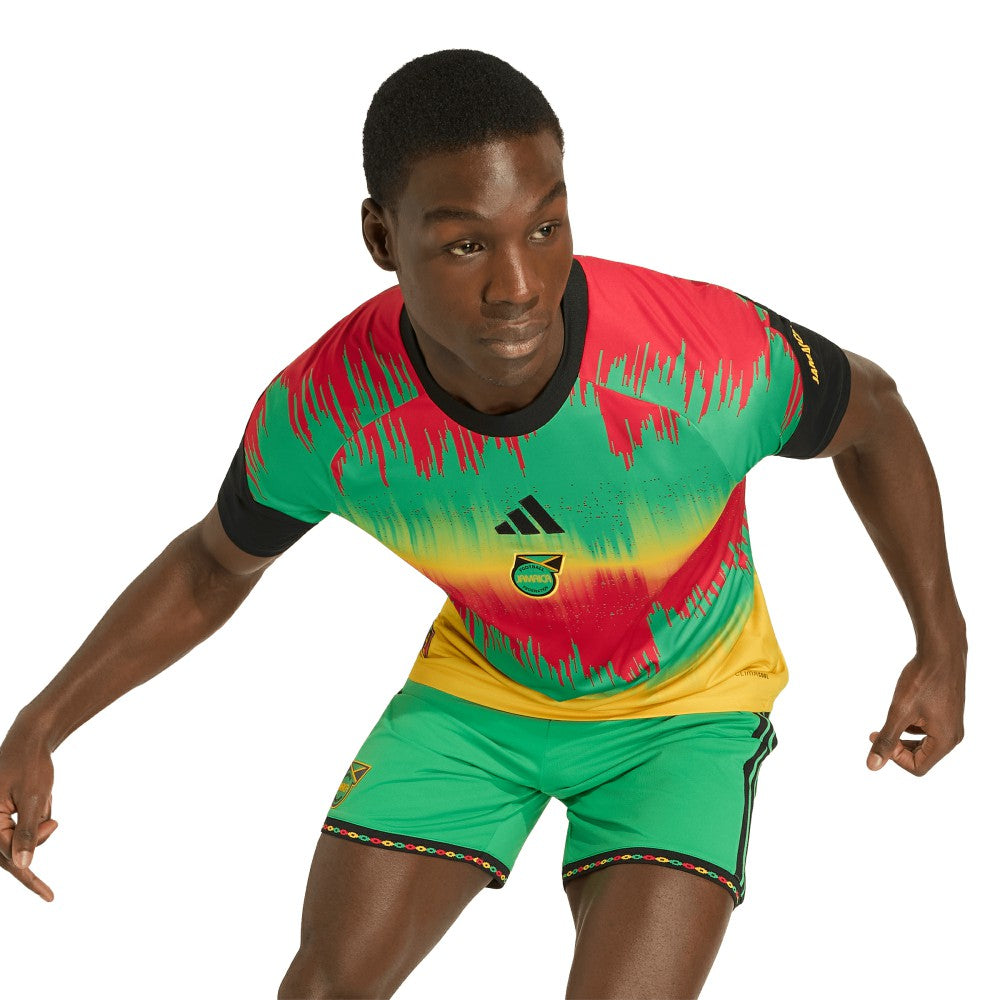 Jamaica National Team 2026 Pre-Match Training Jersey Green - Adidas outlet