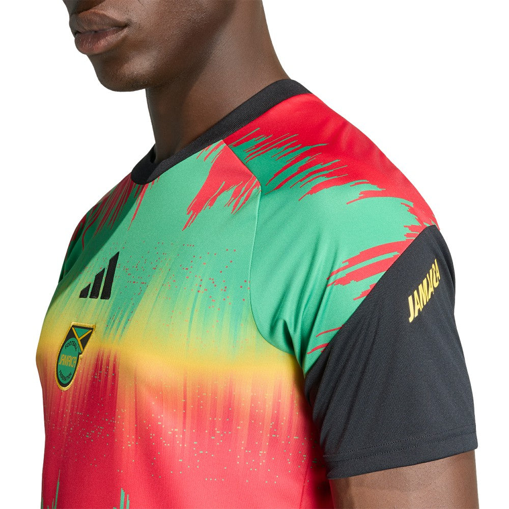 Jamaica National Team 2026 Pre-Match Training Jersey Green - Adidas outlet
