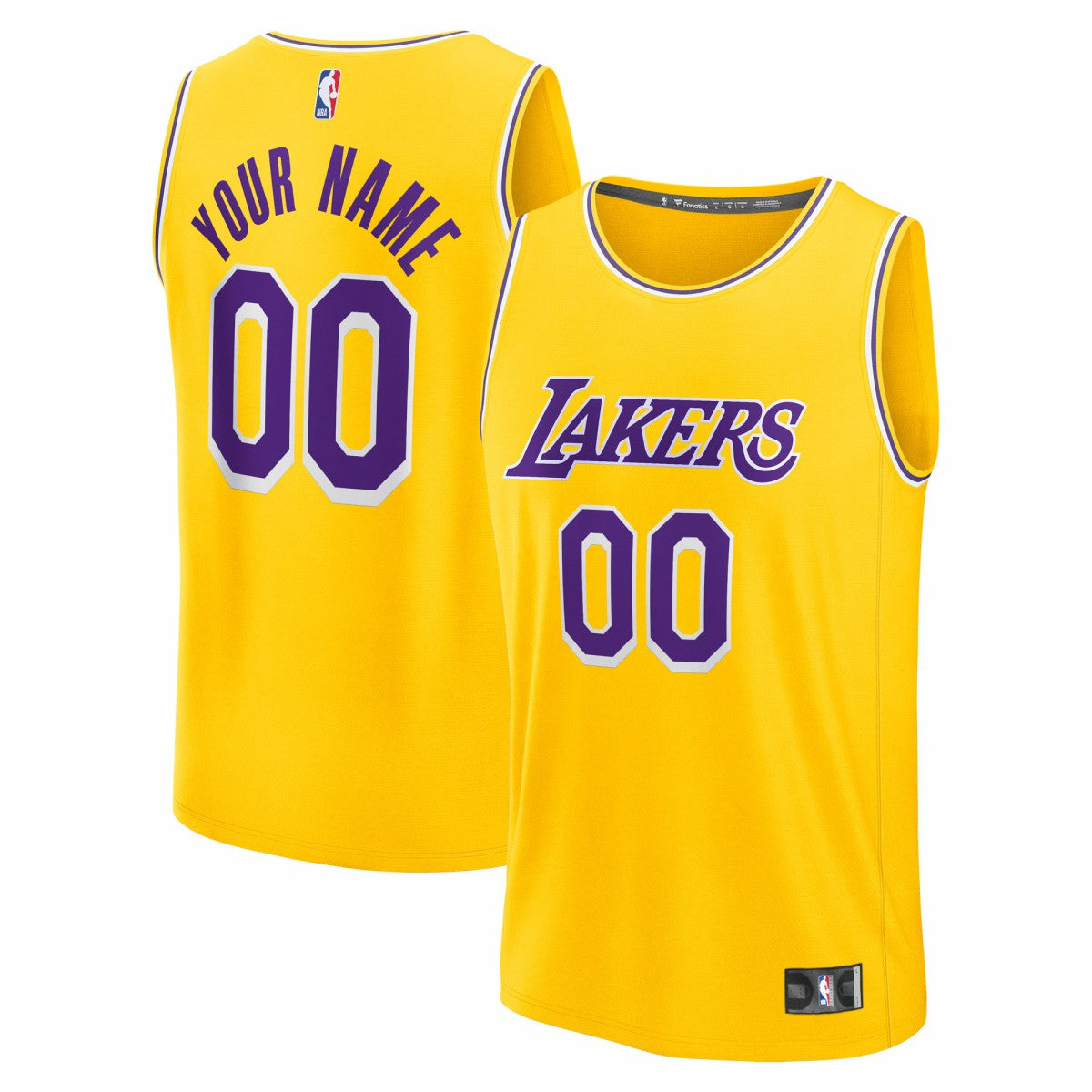 Los Angeles Lakers Fast Break Custom Jersey Icon Edition Gold | Fanatics discount