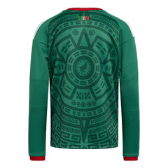 Mexico National Team Youth FIFA x World Cup 2026 Home Replica Long-Sleeve Jersey Green - Adidas for sale