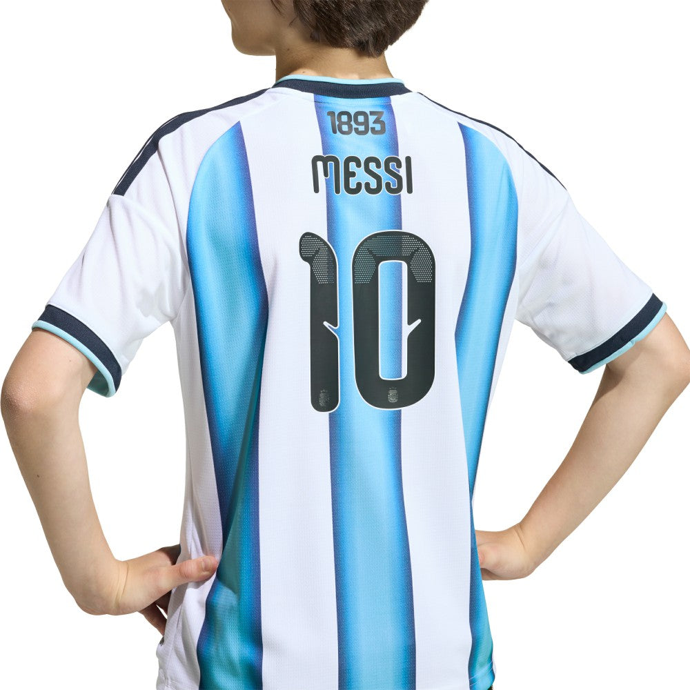 Lionel Messi Argentina National Team Youth FIFA x World Cup 2026 Home Replica Jersey White - Adidas sale