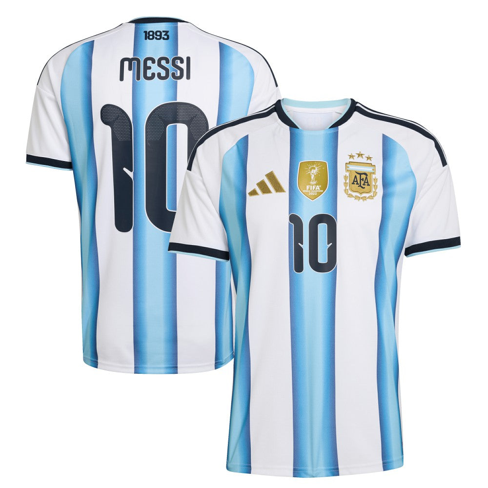 Lionel Messi Argentina National Team FIFA x World Cup 2026 Home Replica Jersey White - Adidas