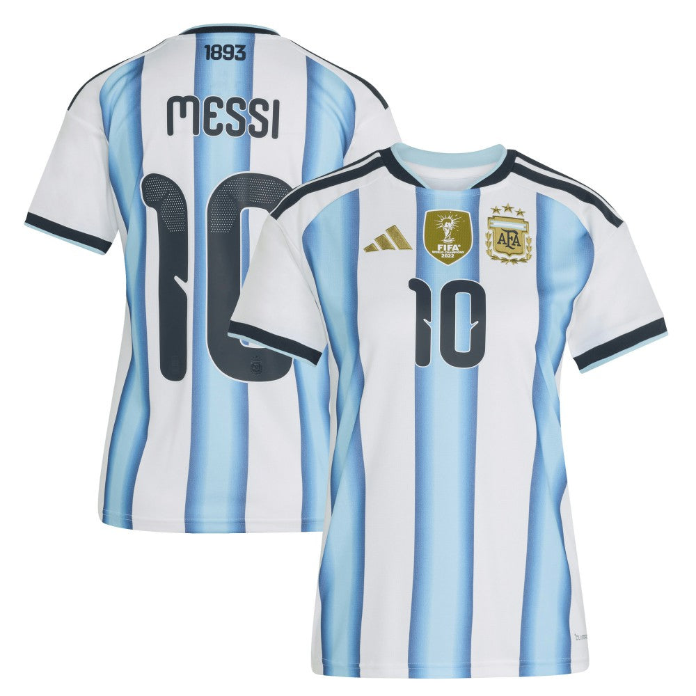 Lionel Messi Argentina National Team Women's FIFA x World Cup 2026 Home Replica Jersey White - Adidas Discount