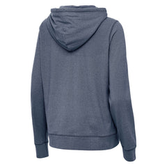 Cincinnati Reds Antigua Women's Justice Stars and Stripes Team Logo Pullover Hoodie - Heather Navy - MLB Online