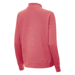 Kansas City Royals Antigua Women's Crush Stars and Stripes Team Logo Quarter-Zip Pullover Top - Heather Red - MLB on Sale