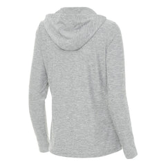 Los Angeles Angels Antigua Women's Daybreak Quarter-Zip Hoodie - Heather Gray - MLB Sale