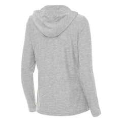 Milwaukee Brewers Antigua Women's Daybreak Quarter-Zip Hoodie - Heather Gray - MLB Discount