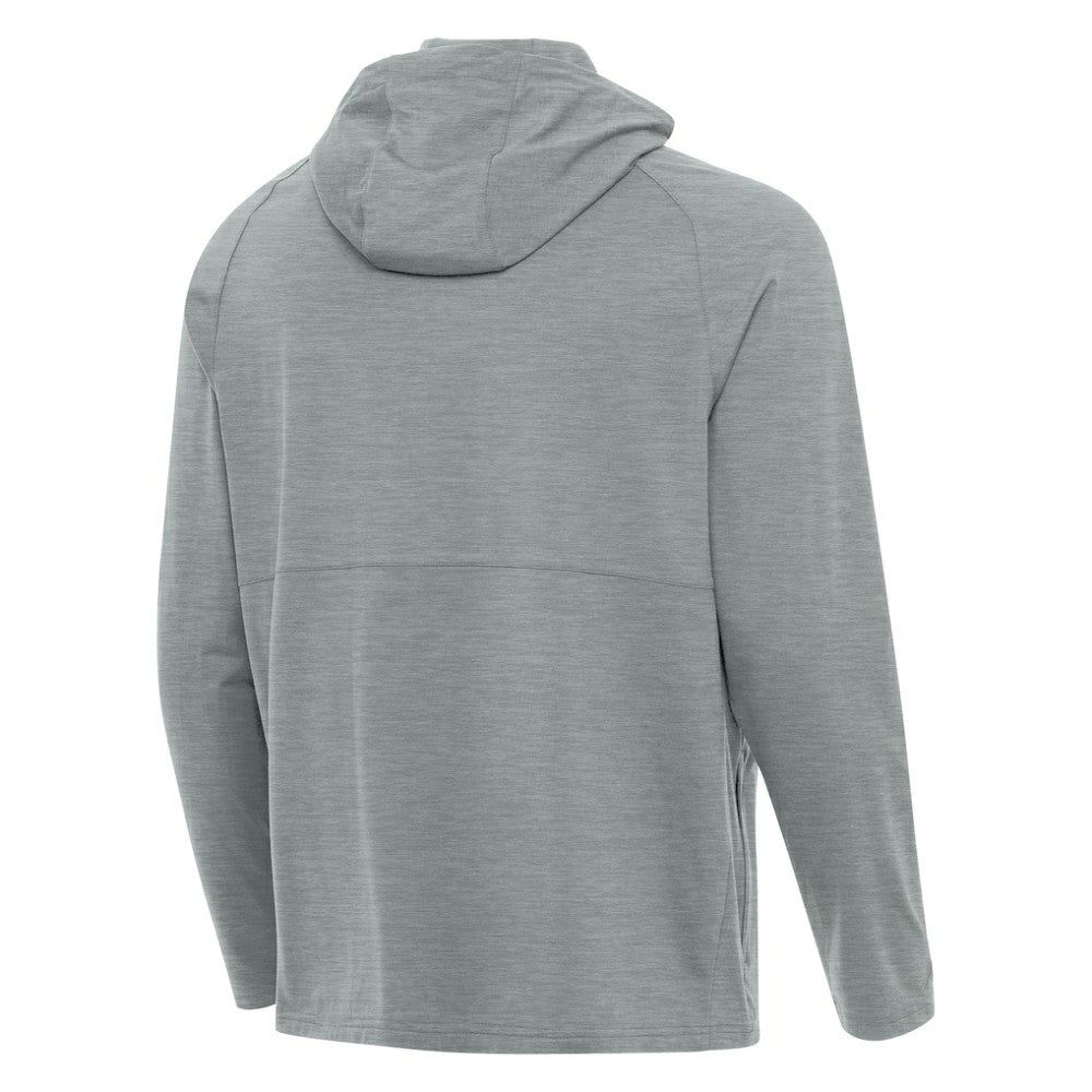 Seattle Mariners Antigua Spikes Stars and Stripes Team Logo Quarter-Zip Pullover Hoodie - Heather Gray - MLB Online
