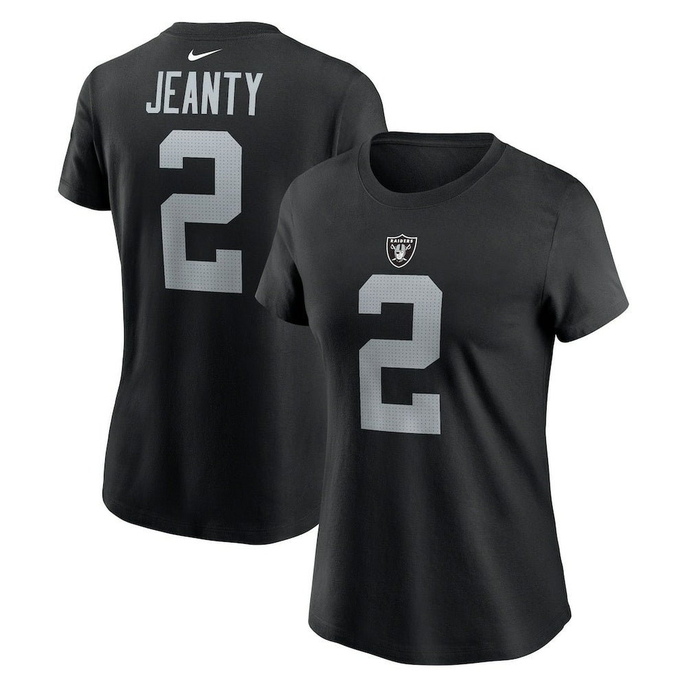 Nike Ashton Jeanty Las Vegas Raiders Women's Name & Number T-Shirt Black