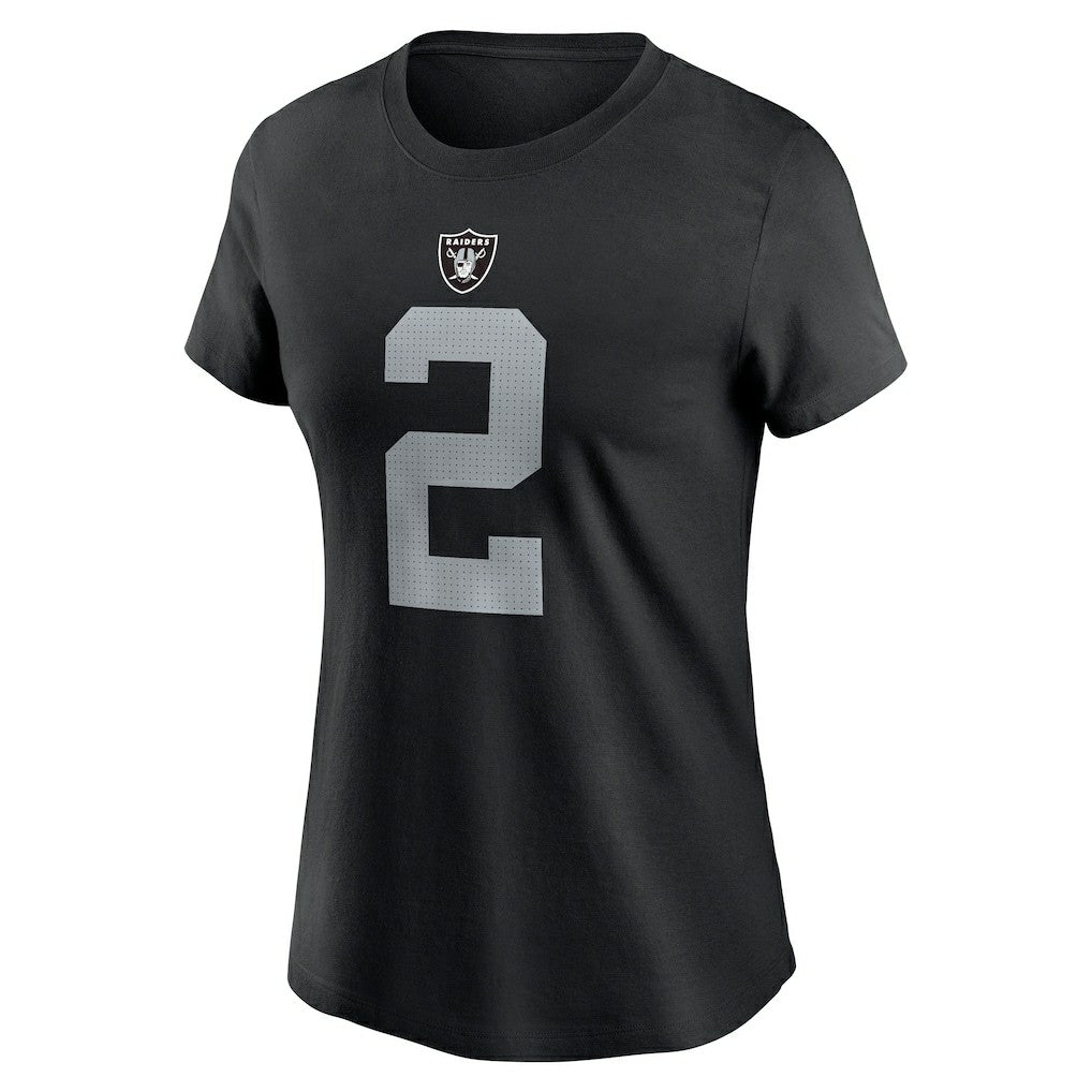 Nike Ashton Jeanty Las Vegas Raiders Women's Name & Number T-Shirt Black