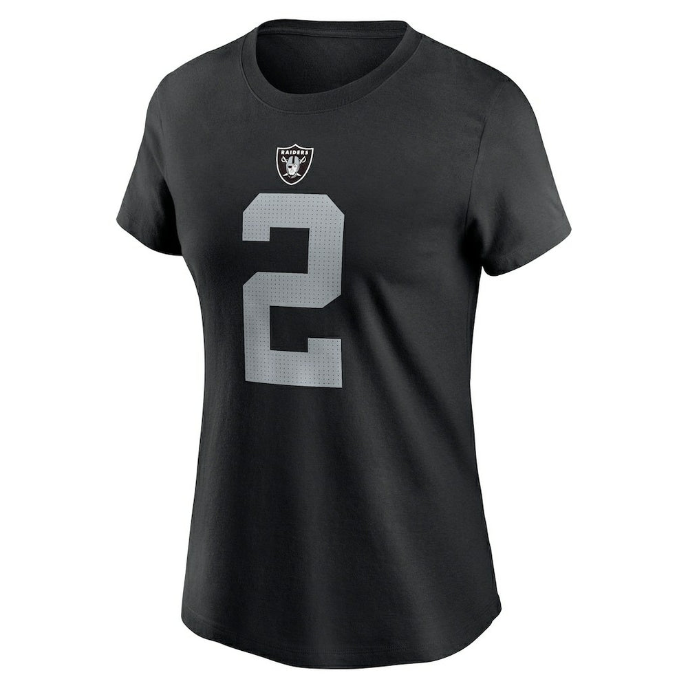 Nike Ashton Jeanty Las Vegas Raiders Women's Name & Number T-Shirt Black