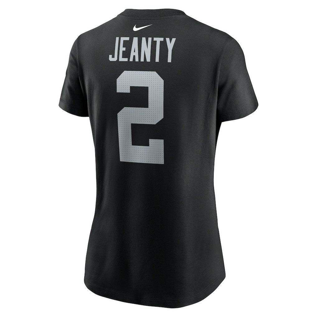 Nike Ashton Jeanty Las Vegas Raiders Women's Name & Number T-Shirt Black