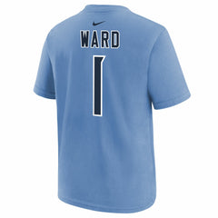 Nike Cam Ward Tennessee Titans Youth 2025 NFL Draft First Round Pick Name & Number T-Shirt Navy