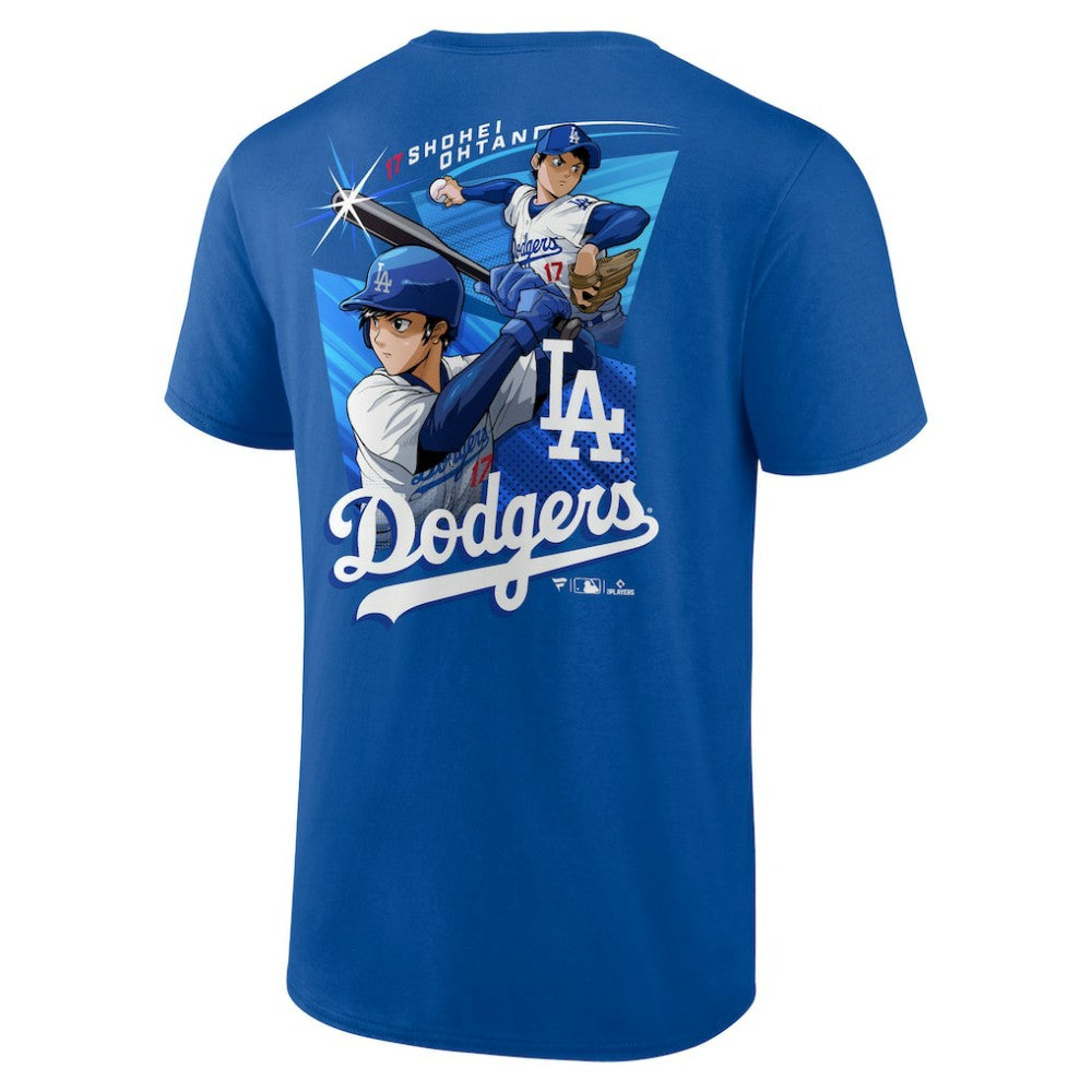 Shohei Ohtani Los Angeles Dodgers Anime Player T-Shirt - Royal - MLB Discount