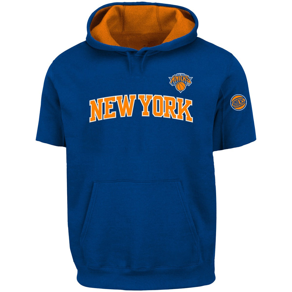 Jalen Brunson New York Knicks Big & Tall Short Sleeve Hoodie Blue | Fanatics outlet