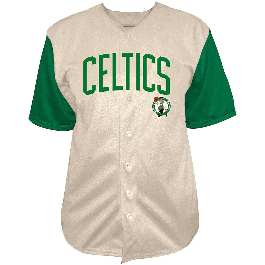 Jayson Tatum Boston Celtics Baseball Jersey Cream | Fanatics