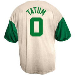 Jayson Tatum Boston Celtics Baseball Jersey Cream | Fanatics