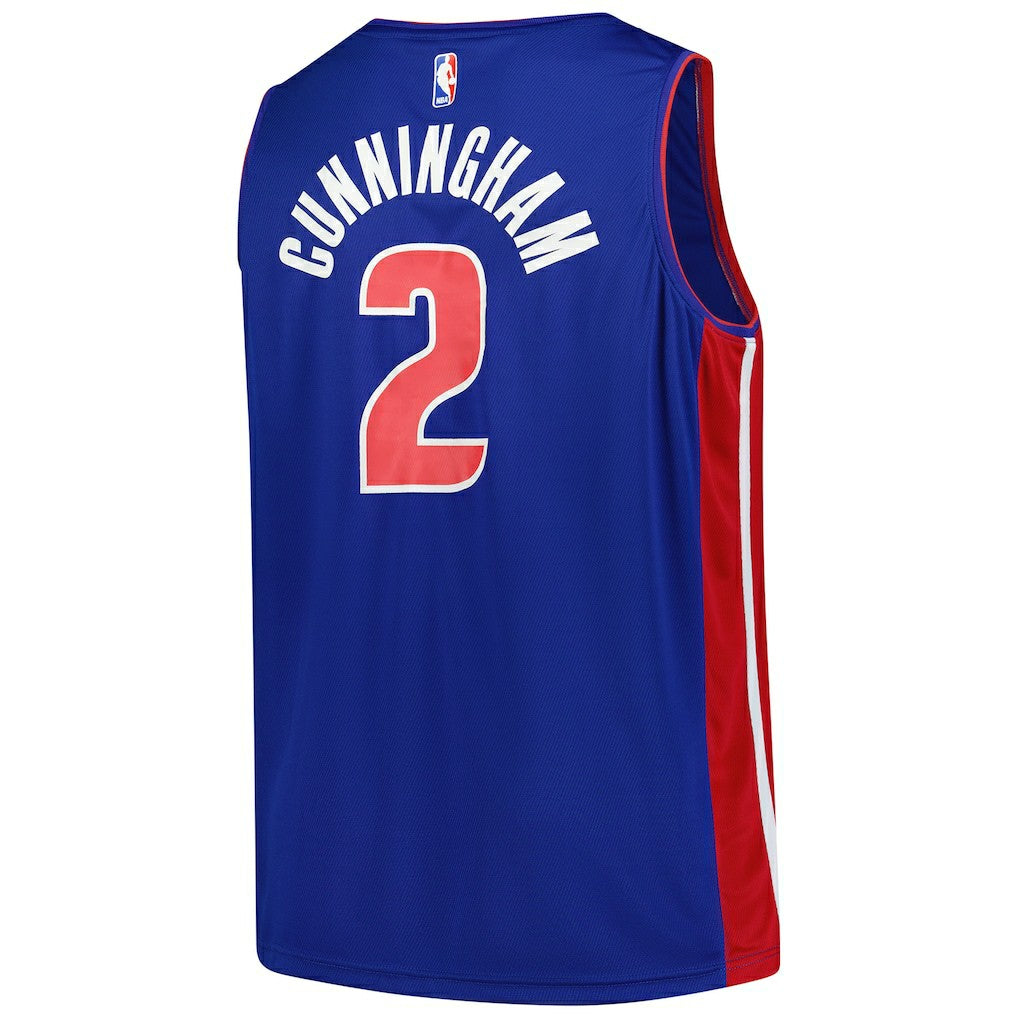 Cade Cunningham Detroit Pistons Big & Tall Fast Break Player Jersey for sale Blue for sale Icon Edition | Fanatics Near Me