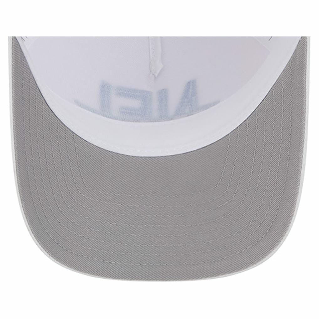 Detroit Lions New Era NFL 9FORTY A-Frame M-Crown Adjustable Trucker Hat White