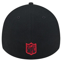Kansas City Chiefs New Era Stripes 39THIRTY Flex Hat Black