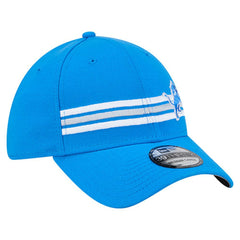 Detroit Lions New Era Stripes 39THIRTY Flex Hat Blue