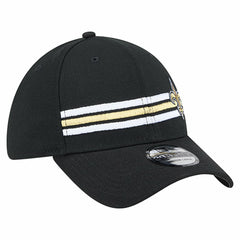 New Orleans Saints New Era Stripes 39THIRTY Flex Hat Black