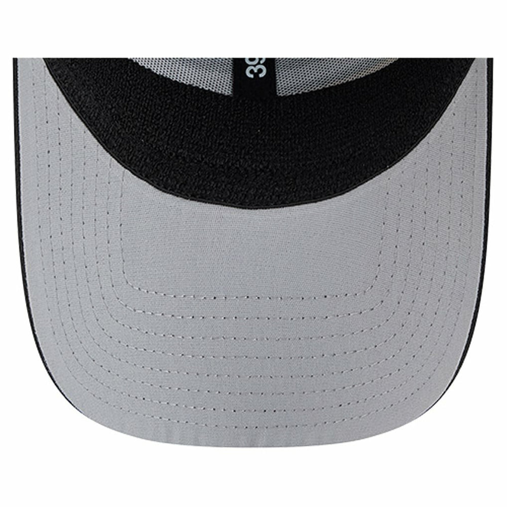 Pittsburgh Steelers New Era Stripes 39THIRTY Flex Hat Black