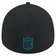 Philadelphia Eagles New Era Stripes 39THIRTY Flex Hat Black