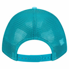 Miami Dolphins New Era Gas Station 9FORTY A-Frame M-Crown Adjustable Trucker Hat Aqua