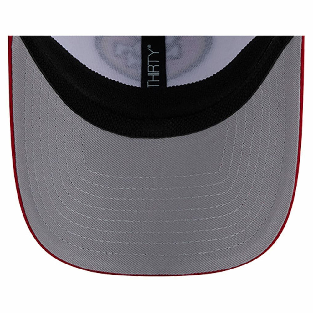 San Francisco 49ers New Era Dashmark Rays 39THIRTY Flex Hat White/Scarlet