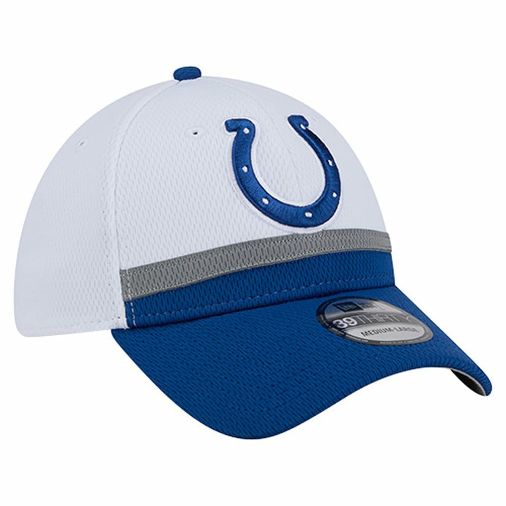 Indianapolis Colts New Era Dashmark Rays 39THIRTY Flex Hat White/Royal