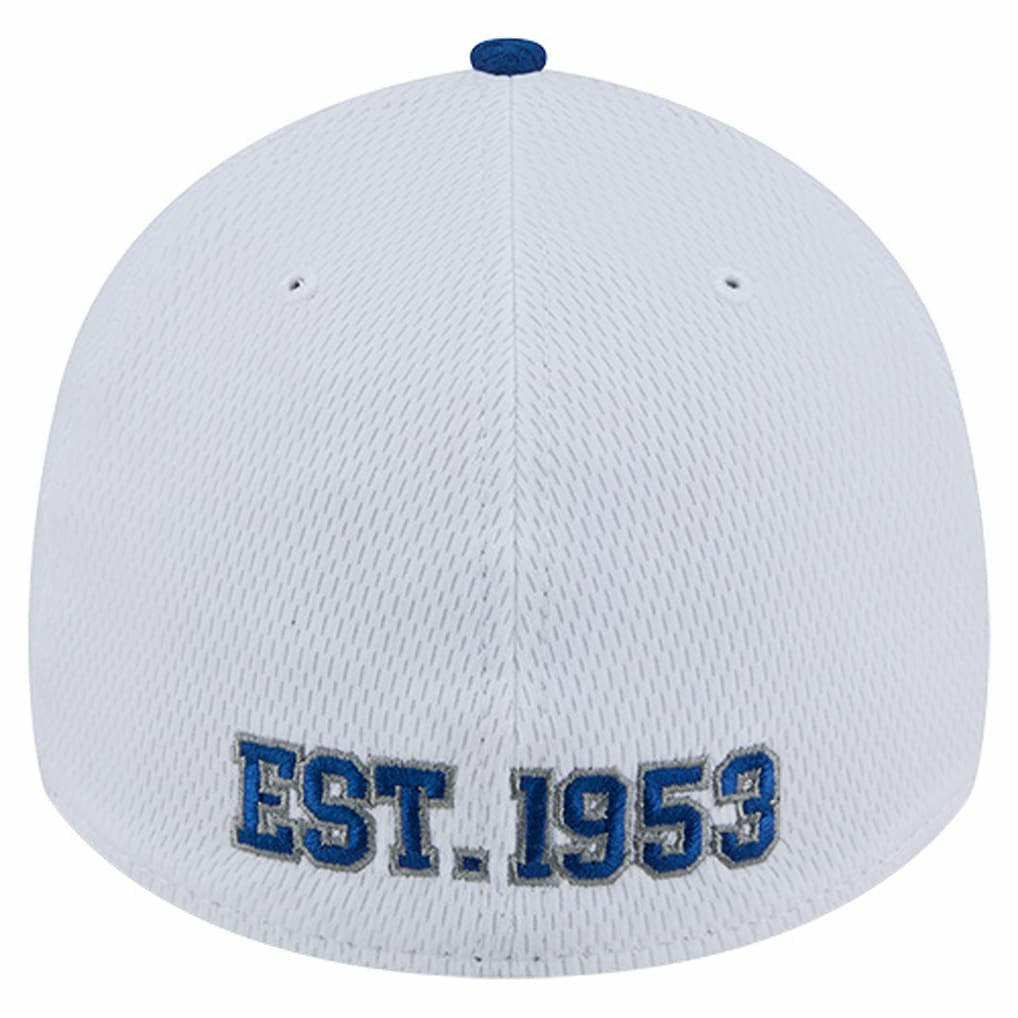 Indianapolis Colts New Era Dashmark Rays 39THIRTY Flex Hat White/Royal