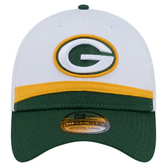 Green Bay Packers New Era Dashmark Rays 39THIRTY Flex Hat White/Green