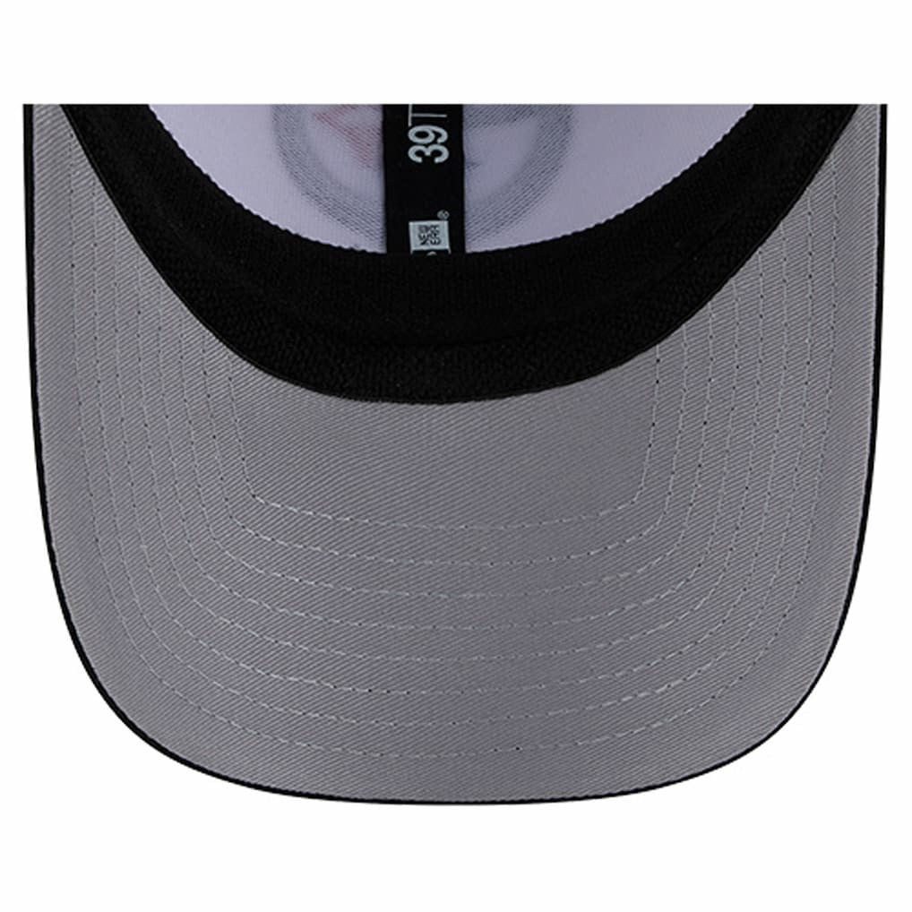 Pittsburgh Steelers New Era Dashmark Rays 39THIRTY Flex Hat White/Black