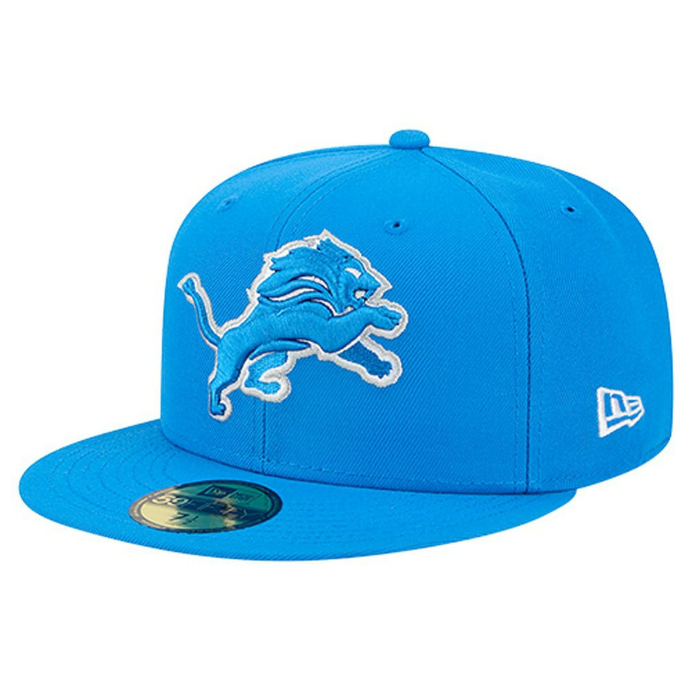 Detroit Lions New Era Group Chat 59FIFTY Fitted Hat Blue