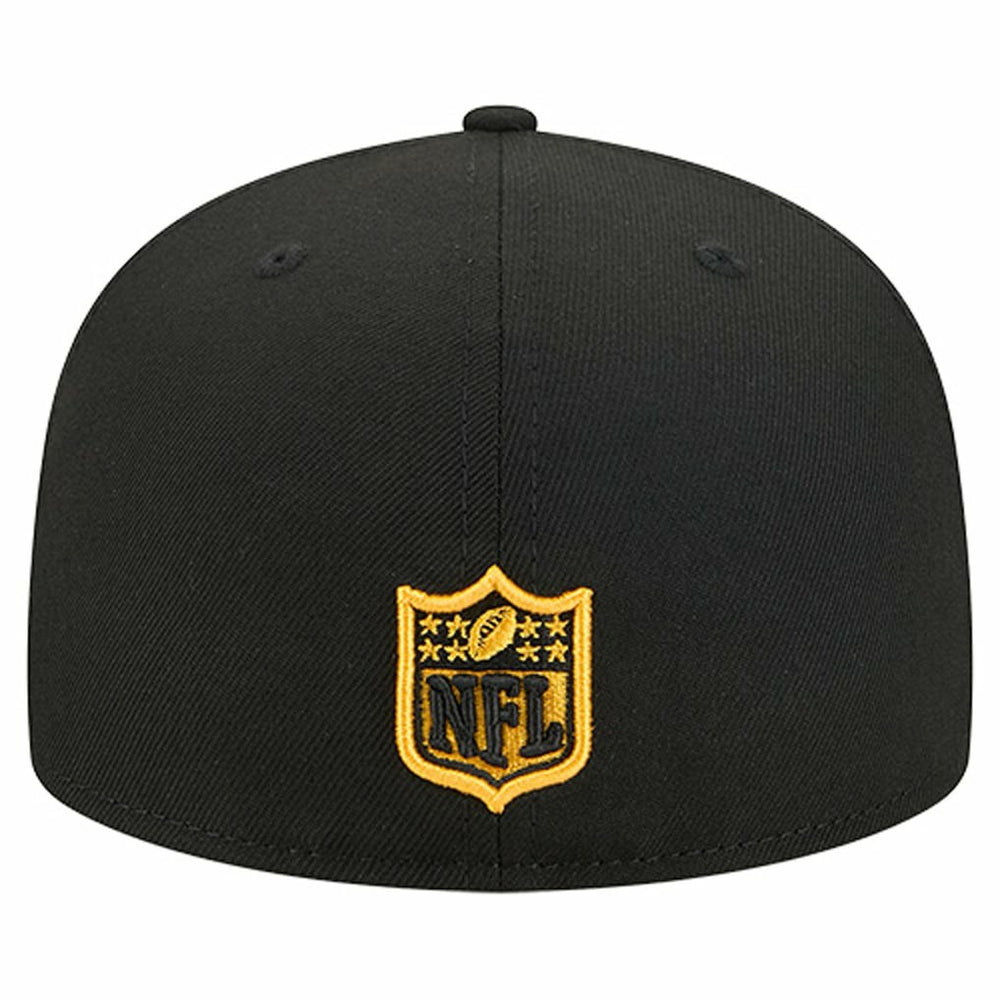 Pittsburgh Steelers New Era Group Chat 59FIFTY Fitted Hat Black