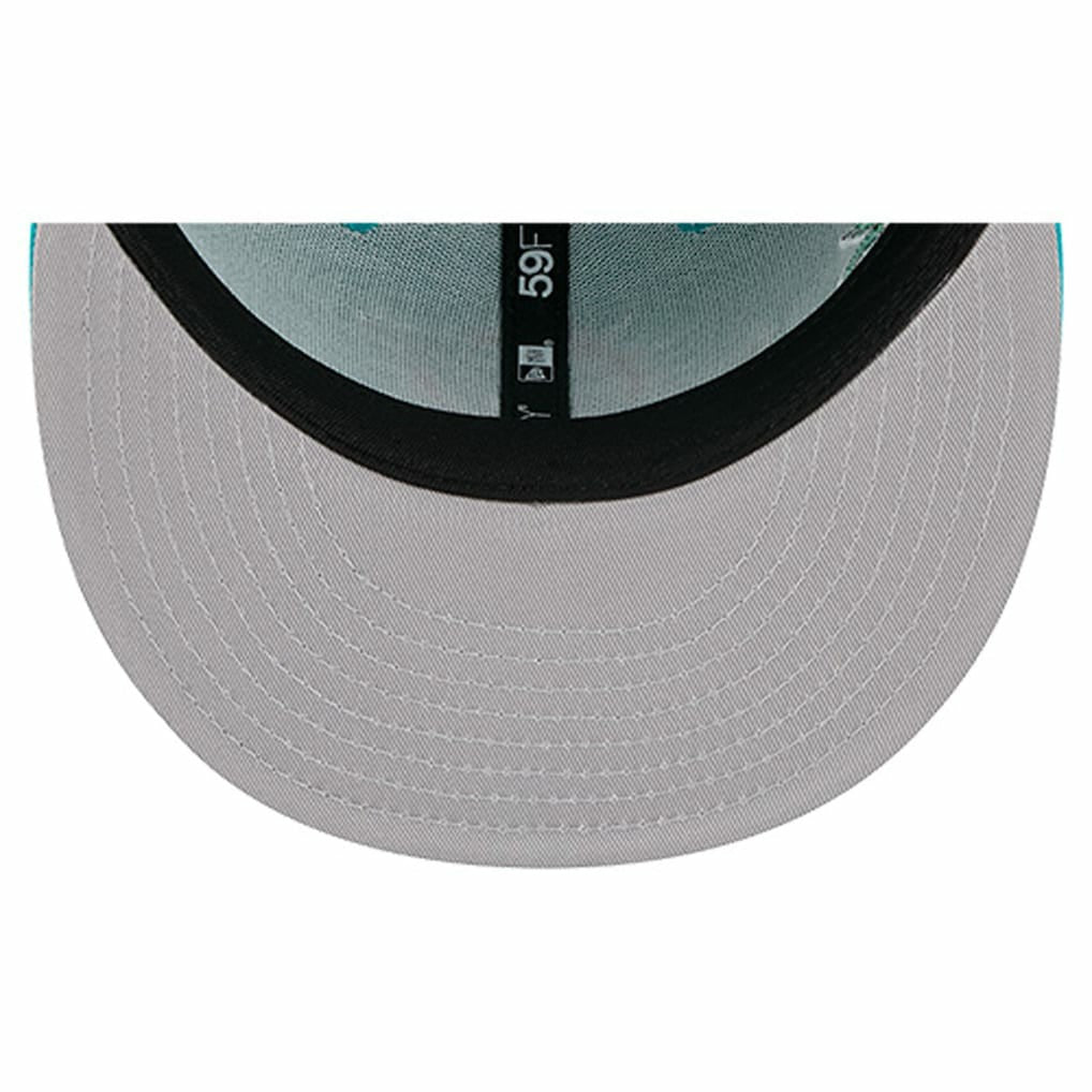 Miami Dolphins New Era Group Chat 59FIFTY Fitted Hat Aqua