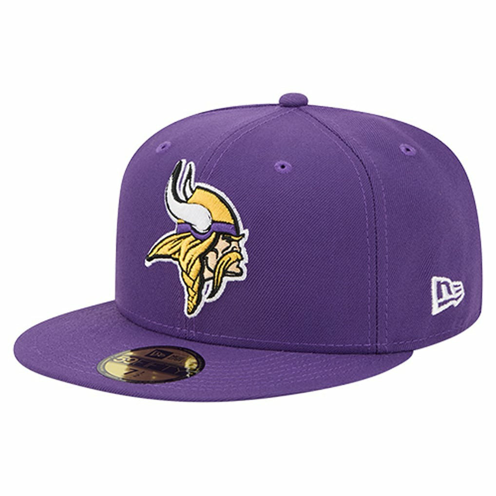 Minnesota Vikings New Era Group Chat 59FIFTY Fitted Hat Purple