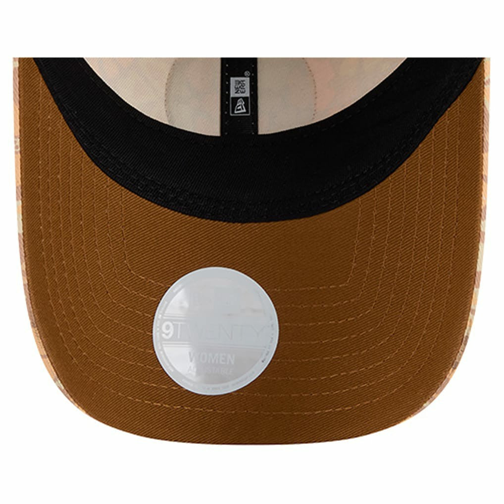 Pittsburgh Steelers New Era Women's Floral 9TWENTY Adjustable Hat Tan