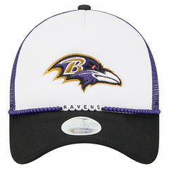 Baltimore Ravens New Era Women's Friendship Bracelet 9FORTY Adjustable Hat White/Black